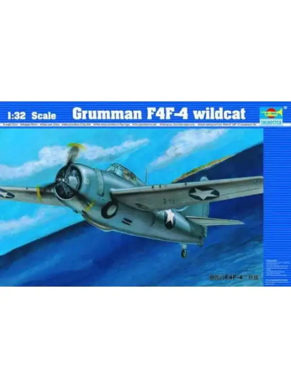 Trumpeter 2223 Grumman F4F-4 Wildcat 1/32 Scale Plastic Model Kit