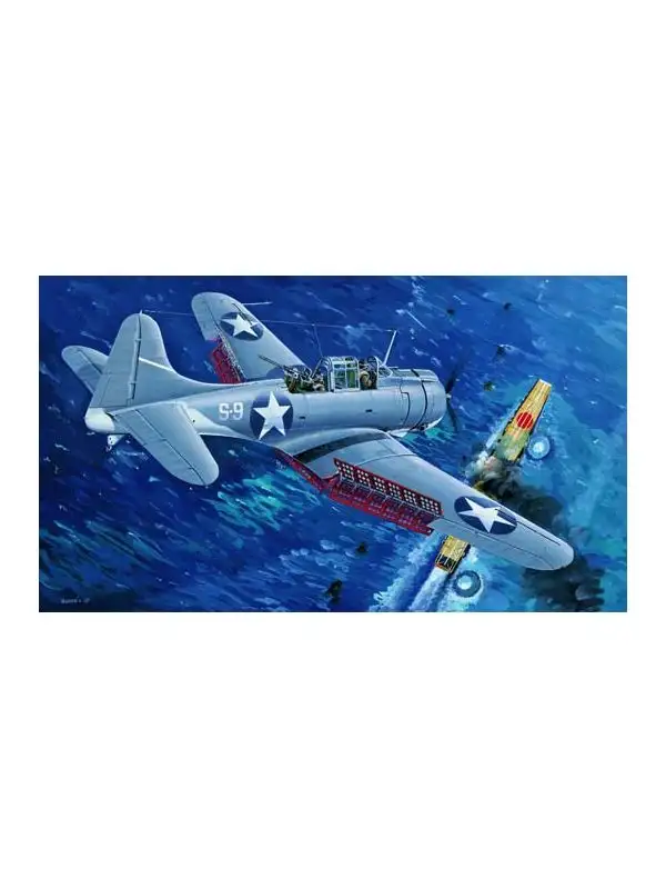 Trumpeter 2244 SBD-3 Dauntless 'Battle of Midway' 1/32 Scale Plastic Model Kit