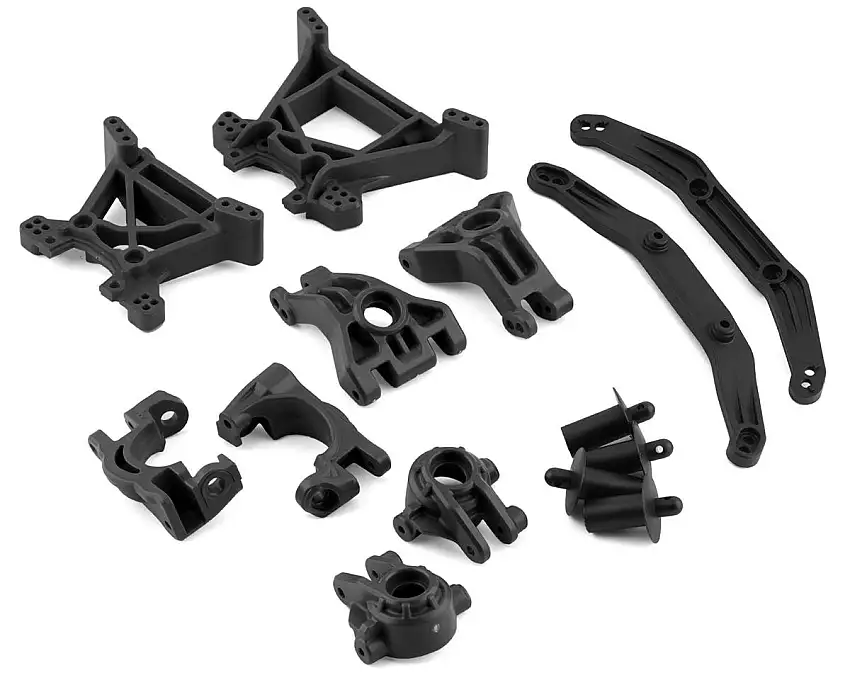 Traxxas Hoss/Rustler/Slash 4x4 Extreme Heavy Duty Suspension Upgrade Kit (Black)