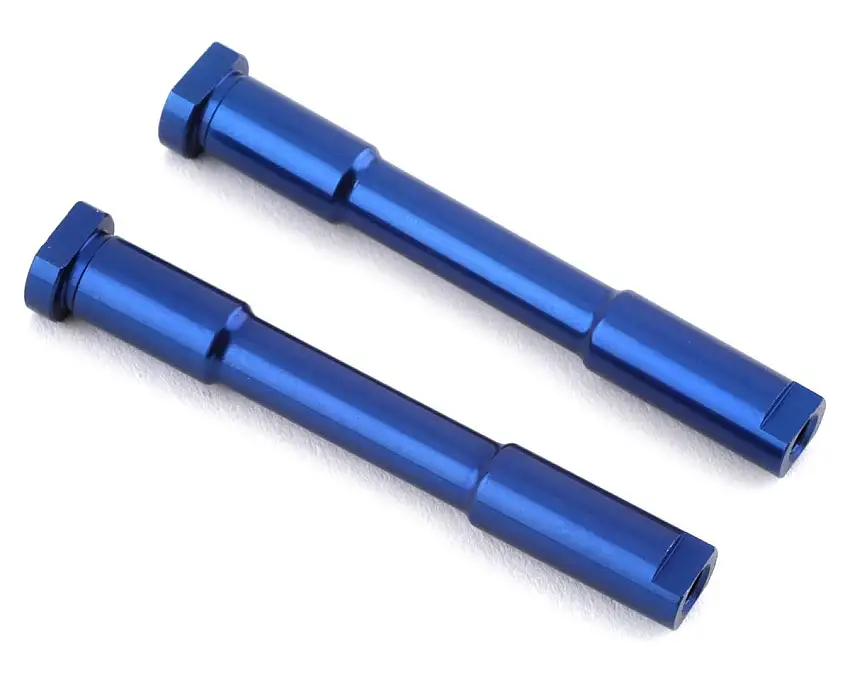 Traxxas Sledge® Aluminum Steering Posts (Blue) (2)