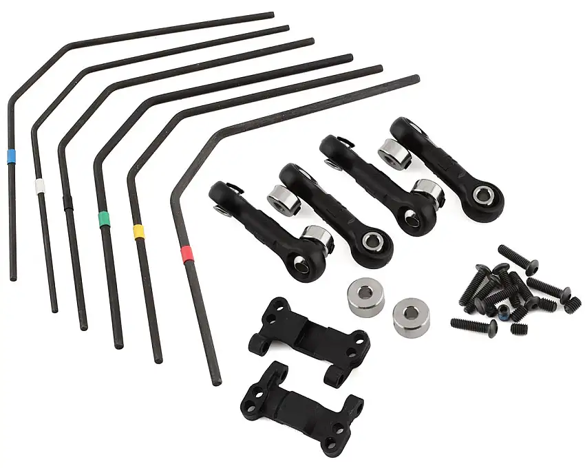 Traxxas Sledge Front/Rear Sway Bar & Linkage Set