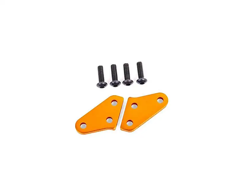 Traxxas Sledge® Aluminum Steering Block Arms (Orange) (2)