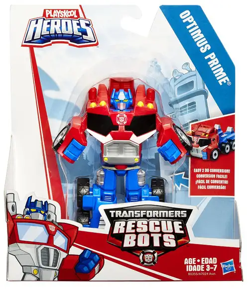 Transformers Playskool Heroes Rescue Bots Optimus Prime Action Figure [Rescan, 2015]