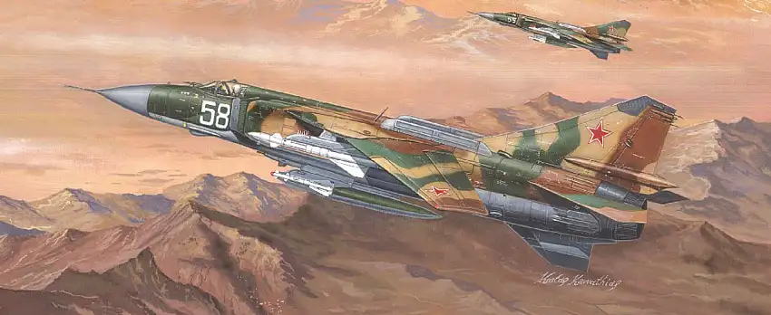 Mig23MLD Flogger K Russian Fighter 1/48 Trumpeter