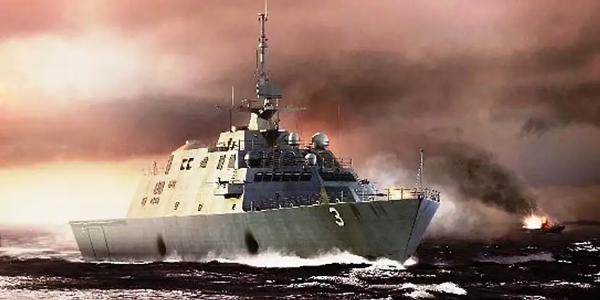 USS Fort Worth LCS-3 Littoral Combat Ship 1/350 Trumpeter