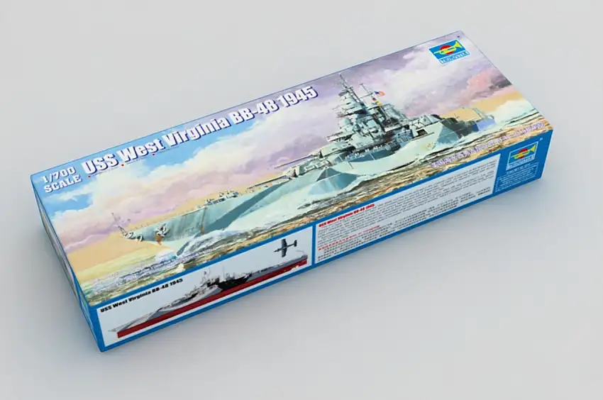 USS West Virginia BB-48 Battleship, 1945 1/700 Trumpeter