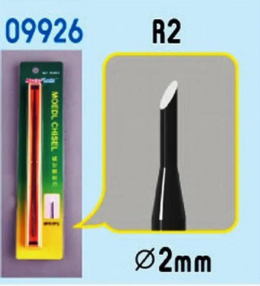 Model Micro Chisel: 2mm Round Chisel Tip Trumpeter