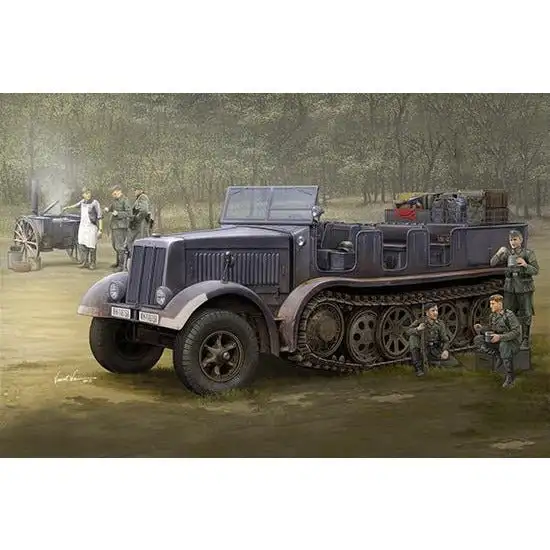 Trumpeter 1/35 Sd.Kfz.8 (DB9)Half-Track Artillery Tractor 09538