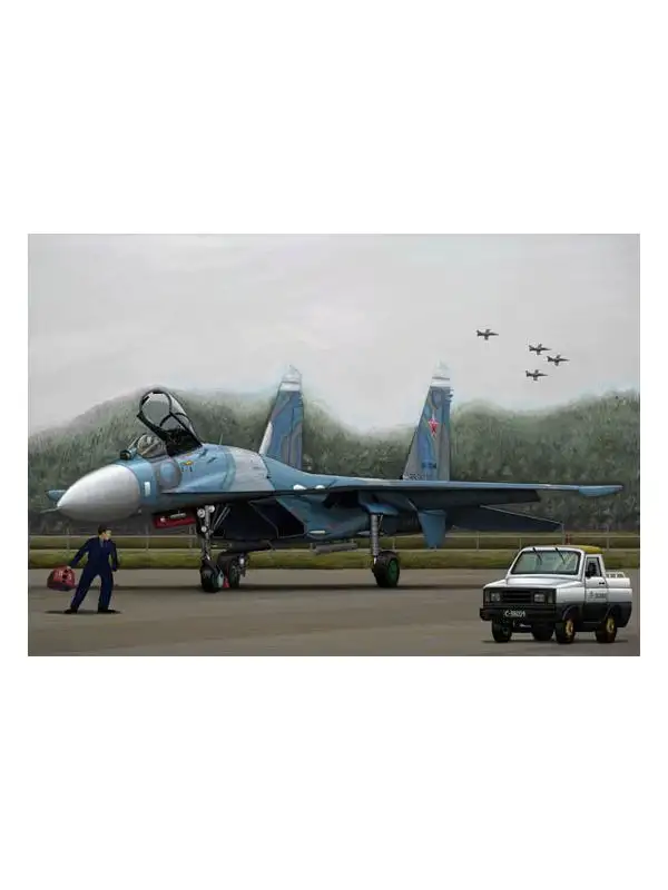 Trumpeter 3909 Russian SU-27 Flanker B 1/144 Scale Plastic Model Kit