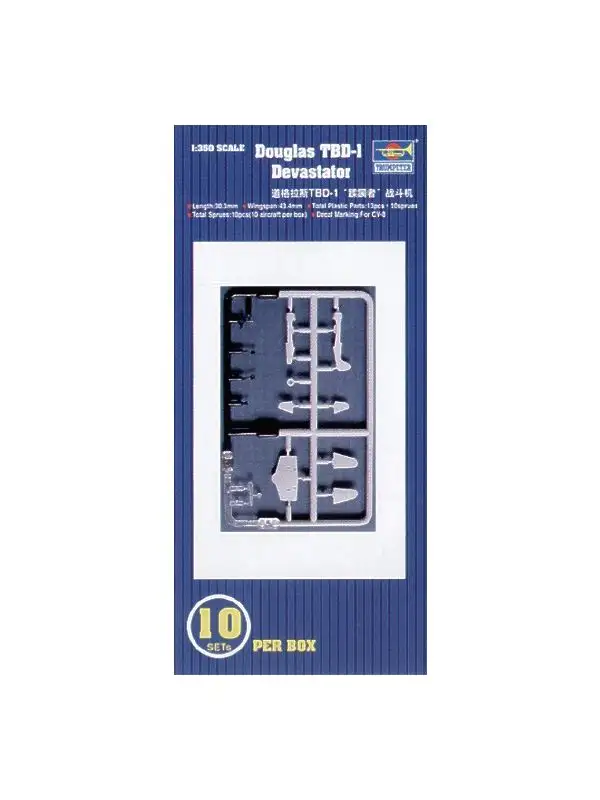 Trumpeter 6203 TBD-1 Devastator 1/350 Scale Aircraft for Model Ship Kits