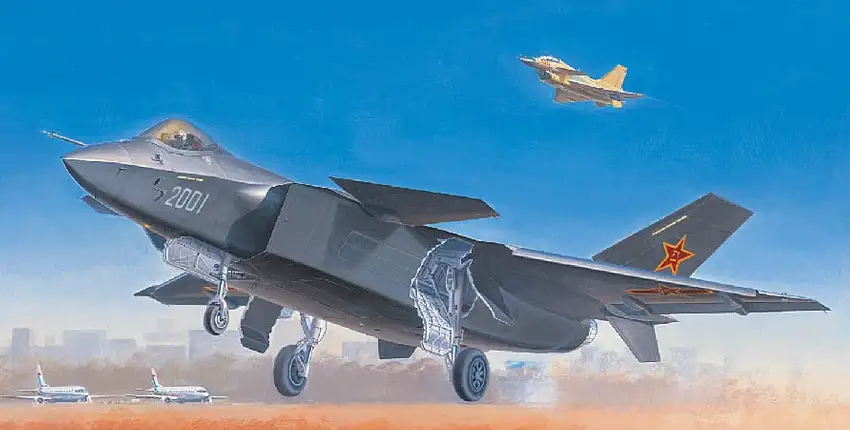 Chengdu J-20 Chinese Fighter 1/72 Trumpeter