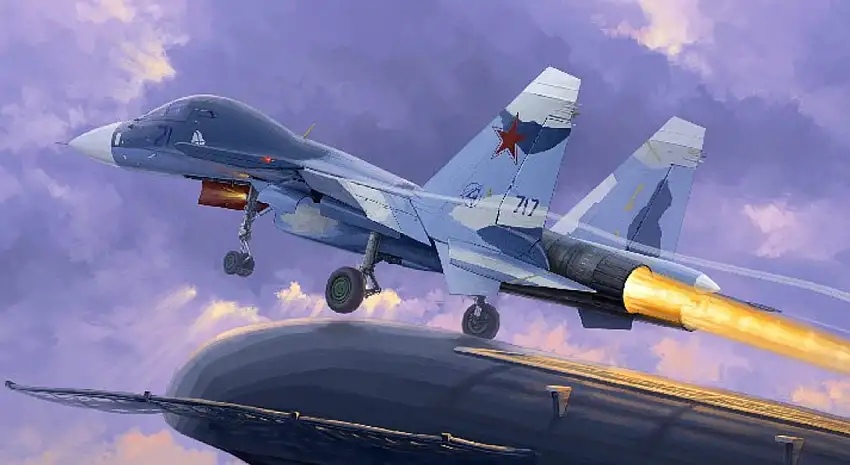 Sukhoi Su-33UB Flanker D Russian Fighter 1/72 Trumpeter
