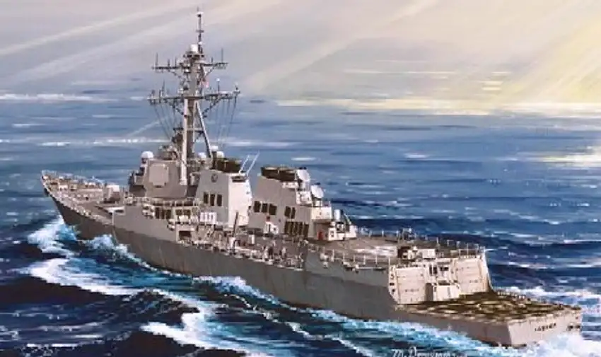 USS Lassen DDG-82 Arleigh Burke Class Flight IIa Guided Missile Destroyer 1/350 Trumpeter