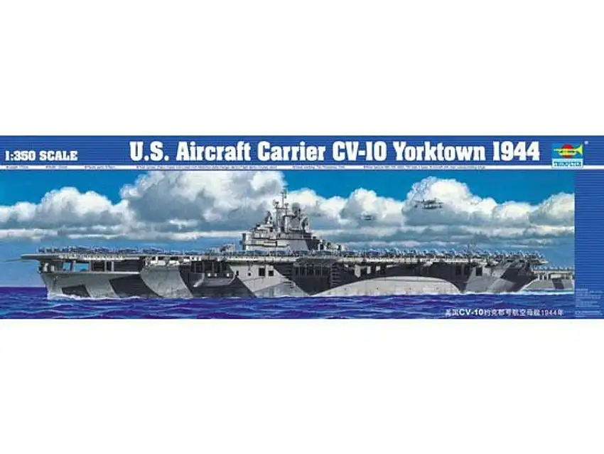 USS Yorktown CV-10 Aircraft Carrier 1944 1/350 Trumpeter