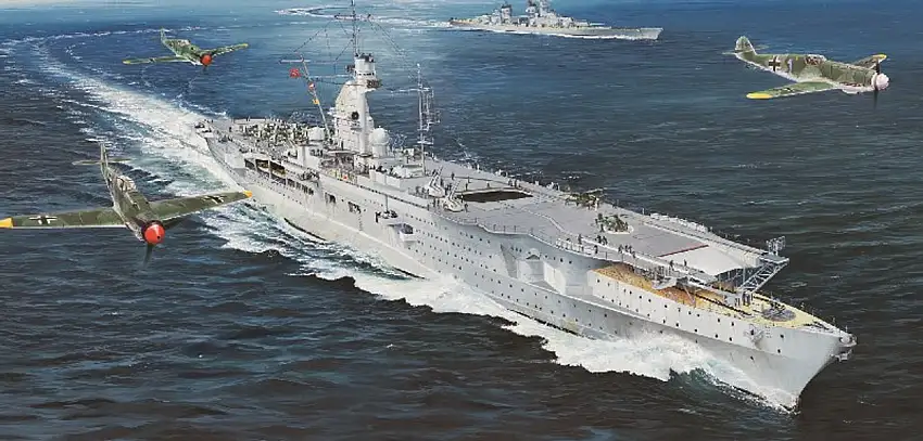 German DKM Peter Strasser Aircraft Carrier 1/350 Trumpeter