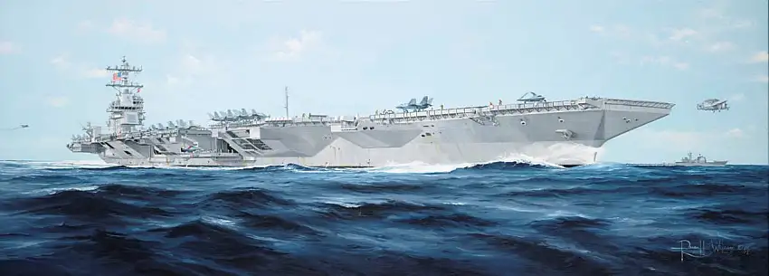 USS Gerald R Ford CVN-78 Aircraft Carrier 1/350 Trumpeter