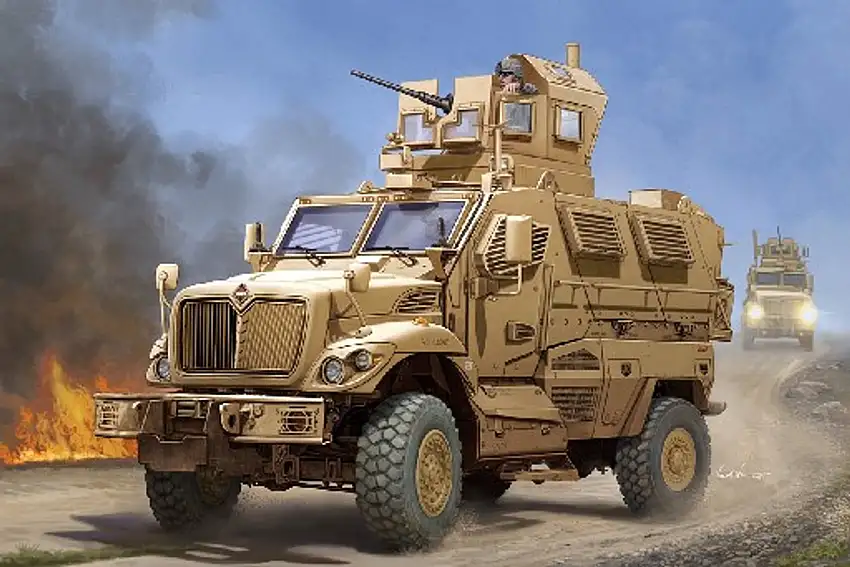 US M-ATV MRAP MaxxPro Vehicle 1/16 Trumpeter