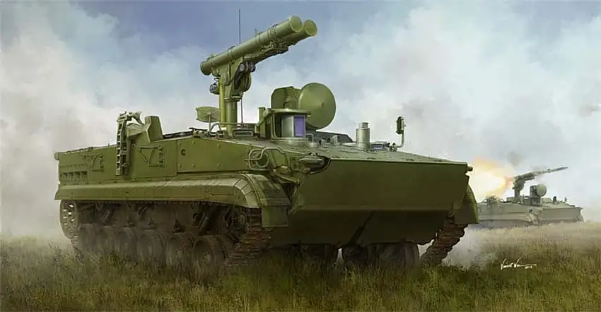 Russian 9P157-2 Khrizantema-S Anti-Tank System 1/35 Trumpeter