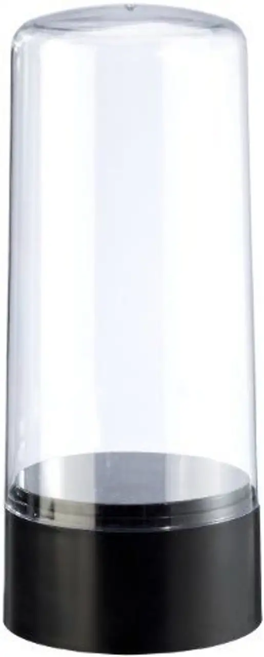 Battery Operated Round Mirrored Display Turntable w/Dome Cover for 1/16 & 1/35 Figures (3"Dia x 4.5"H) Trumpeter