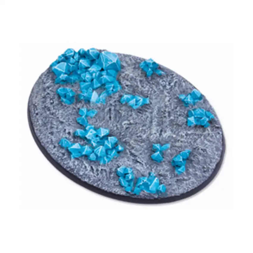 120mm Oval Base - Crystal Field