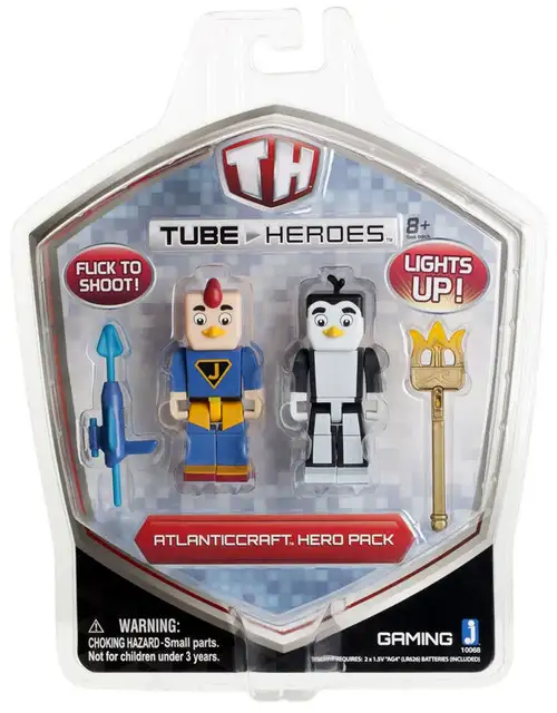 Tube Heroes AtlanticCraft Hero Pack Action Figure 2-Pack