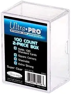 Ultra Pro Card Supplies Clear Deck Box [100 Count]