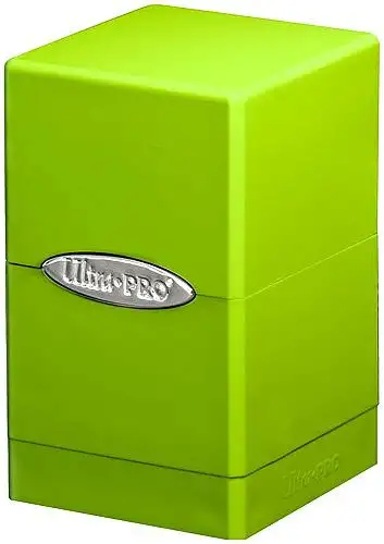 Ultra Pro Card Supplies Satin Tower Lime Green Deck Box