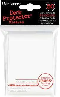 Ultra Pro Card Supplies Deck Protector White Standard Card Sleeves [50 Count]