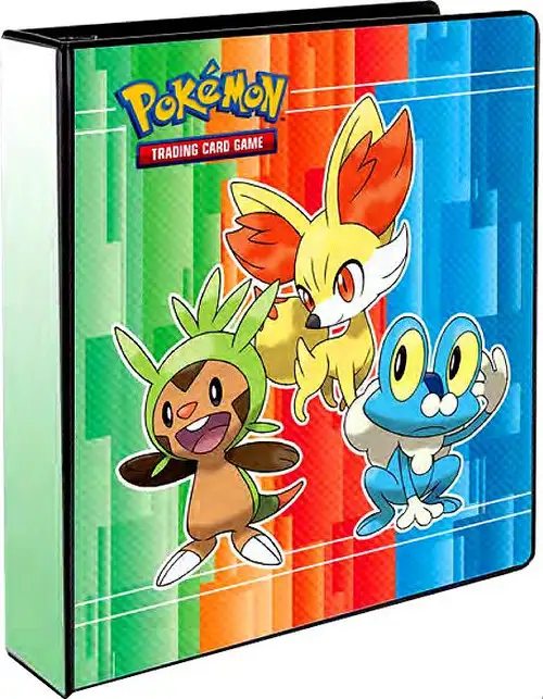 Ultra Pro Pokemon Trading Card Game Froakie, Fennekin & Chespin D-Ring Binder