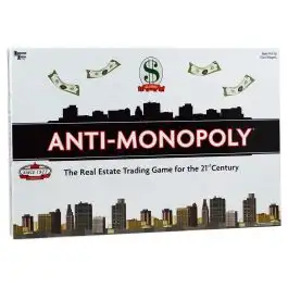 UNV01851 University Games Anti-Monopoly: The Real Estate Trading Game for the 21st Century