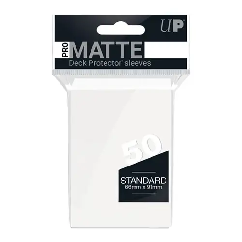 Ultra Pro Sleeves: Pro Matte - White (50)