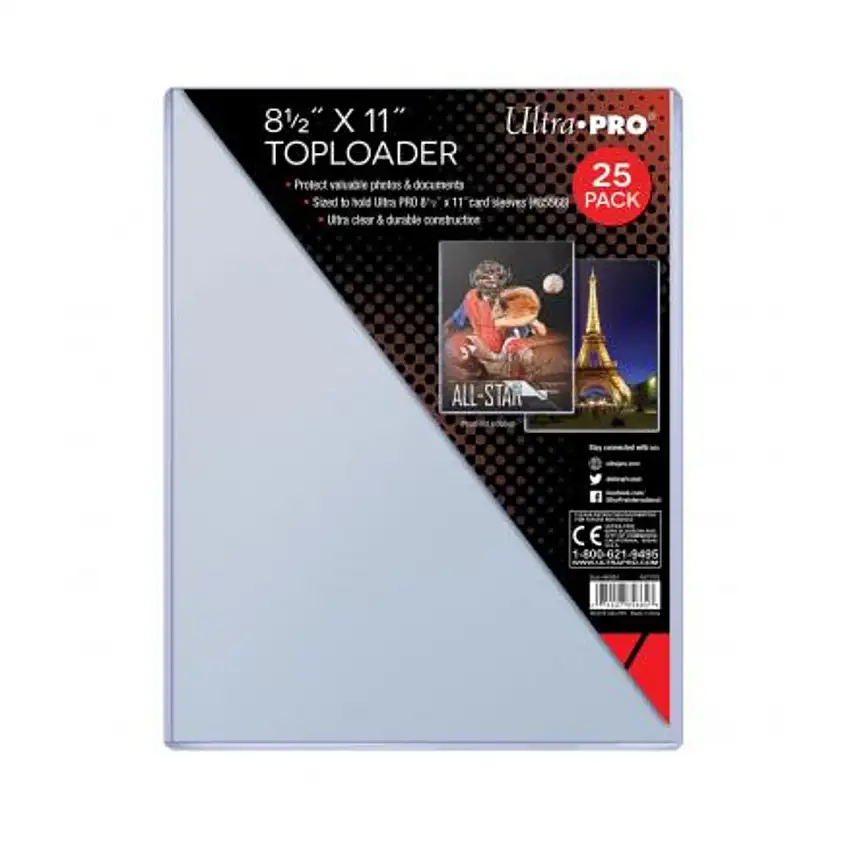 8.5" x 11" Toploader (25)