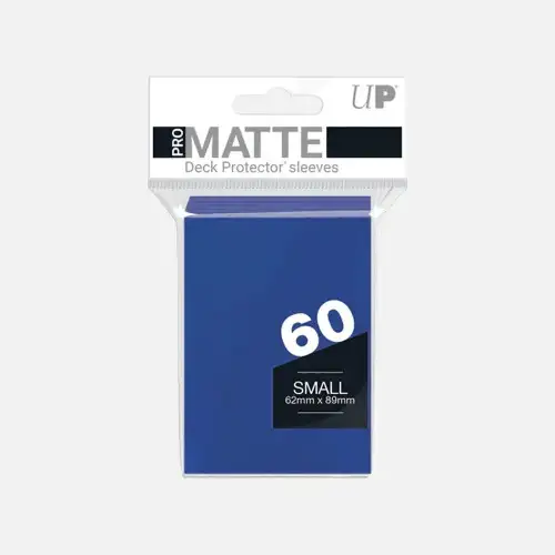 Ultra Pro Card Supplies Non-Glare Pro-Matte Blue Small Card Sleeves [60 Count]