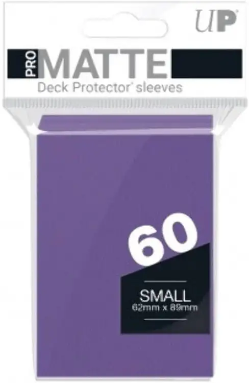 Ultra Pro Card Supplies Non-Glare Pro-Matte Purple Small Card Sleeves [60 Count]