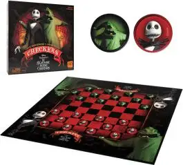 USOCK004-261 USAOPOLY Checkers: Tim Burton`s The Nightmare Before Christmas
