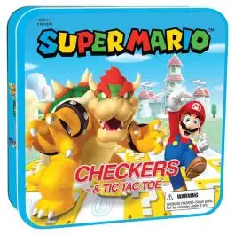 USOCM005-637 USAopoly Checkers & Tic Tac Toe: Super Mario VS Bowser