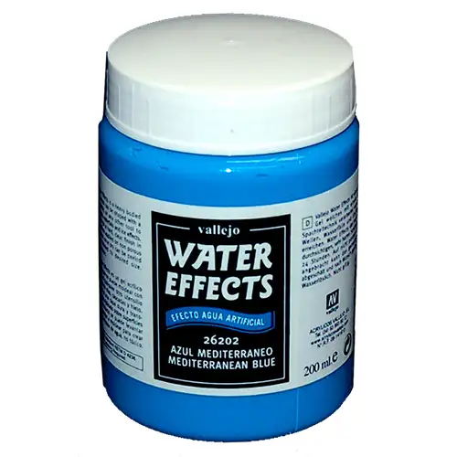 Vallejo Water Effects: Mediterranean Blue (200ml)