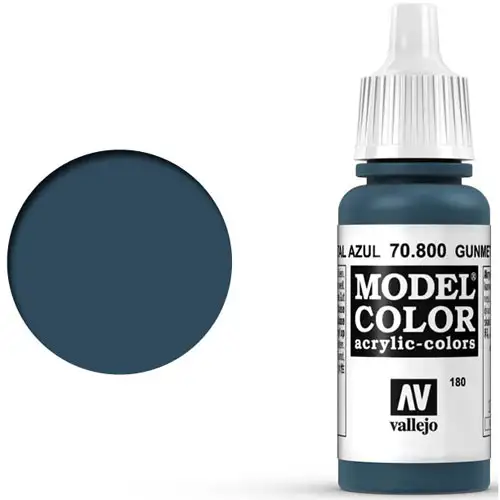 Vallejo Model Color Paint: Gunmetal Blue