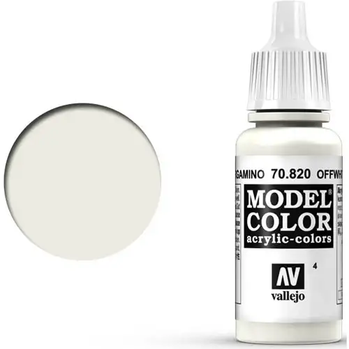 Vallejo Model Color Paint: Off-White