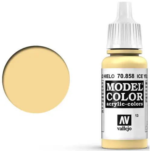 Vallejo Model Color Paint: Ice Yellow