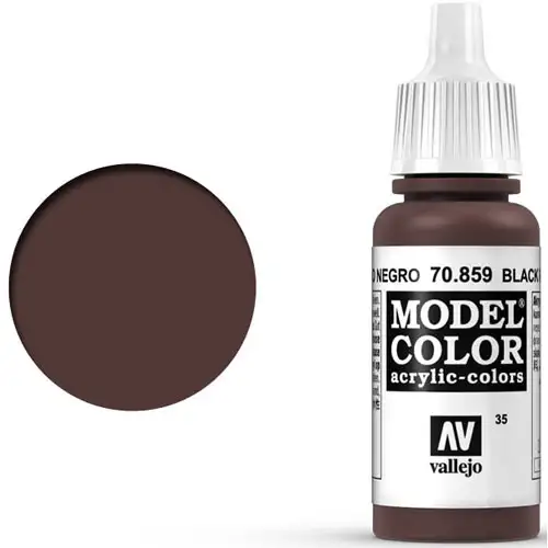 Vallejo Model Color Paint: Black Red