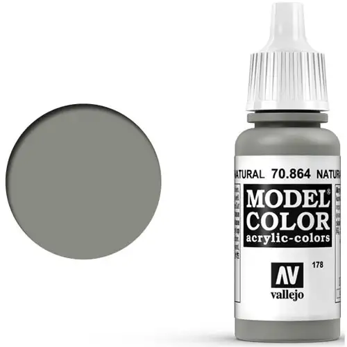 Vallejo Model Color Paint: Natural Steel