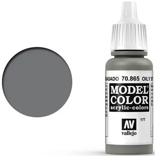 Vallejo Model Color Paint: Oily Steel