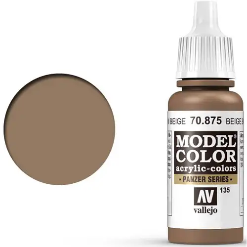 Vallejo Model Color Paint: Beige Brown