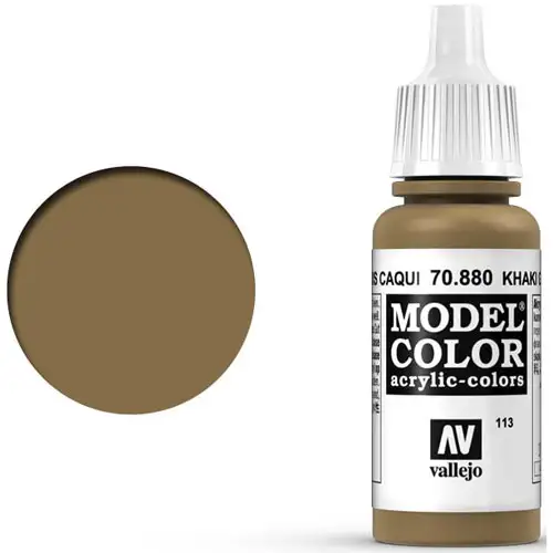 Vallejo Model Color Paint: Khaki Grey