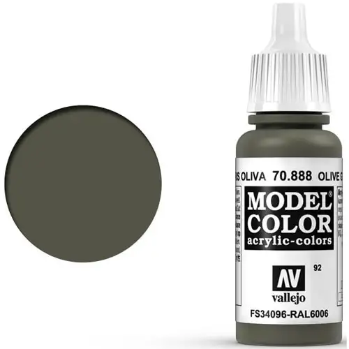 Vallejo Model Color Paint: Olive Grey
