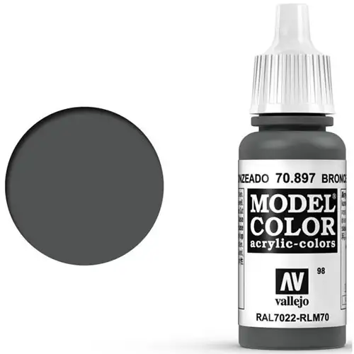 Vallejo Model Color Paint: Bronze Green