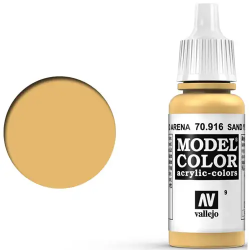Vallejo Model Color Paint: Sand Yellow