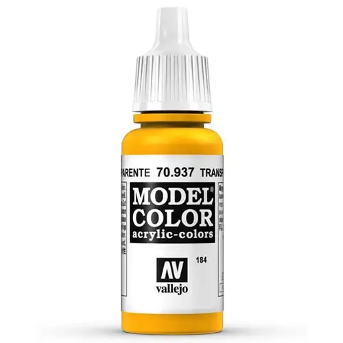 Vallejo Model Color Paint: Transparent Yellow