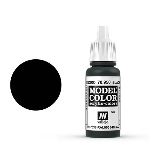 Vallejo Model Color Paint: Black